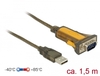 Scheda Tecnica: Delock ADApter USB 2.0 Tipo - Male > 1 X Serial Rs-232 Db9 Extended Temperature Range