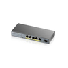 Scheda Tecnica: ZyXEL Switch Managed Per Cctv: 5 Porte Gigabit PoE (budget - 60w) + 1 Porta Sfp, Nflex