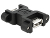 Scheda Tecnica: Delock ADApter USB 2.0 Type Female - > USB Type Female With Screw Nuts