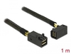 Scheda Tecnica: Delock Cable Mini SAS HD Sff-8643 - > Mini SAS HD Sff-8643 Angled 1 M