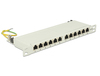 Scheda Tecnica: Delock 10" Patch Panel - 12 Port Cat.6a 0.5 U Grey