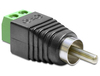 Scheda Tecnica: Delock ADApter Rca Male > Terminal Block 2 Pin - 