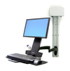 Scheda Tecnica: Ergotron Braccio Monitor E Tastiera A Parete Serie 200 - Combo Staffa Monitor Tastiera Combo Workstation Scrivania S