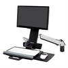 Scheda Tecnica: Ergotron Braccio Monitor E Tastiera Styleview Combo Staffa - Monitor Tastiera Combo Workstation Scrivania Sit-stand Scri