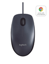 Scheda Tecnica: Logitech B100, Optical, 800dpi, USB, Black - Black