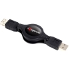 Scheda Tecnica: Hamlet Cavo Retrattile USB male /a 120 Cm Con 3 ADAttattori - Mini B 4p, B 5p E 5p