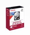 Scheda Tecnica: Toshiba Hard Disk 3.5" SATA 6Gb/s 2TB - P300 Desktop Pc HDD 2TB 3.5 SATA 5400 RPM 128mb