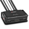 Scheda Tecnica: Lindy Switch Kvm Dp 1.2, USB 2.0 E Audio, 2 Porte - Commutazione Tra 2 Pc Dp Da Un Monitor, Keyboard E Mouse