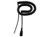 Scheda Tecnica: Jabra GN Cable W/ Qd To Rj10 Plug - Spiral Callmaster V Vi 0.5-2m/plx A22