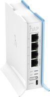 Scheda Tecnica: MikroTik Hap Lite With 650MHz Cpu, 32mb RAM, 4xLAN2.4GHz - 802.11b/g/n 2x2routeros L4, Tower Case, PSU