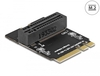 Scheda Tecnica: Delock ADApter M.2 Key - A+e Male To Key M Slot Angled + Holder
