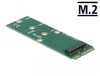 Scheda Tecnica: Delock ADApter mSATA To M.2 Key B Slot - 