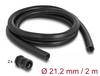 Scheda Tecnica: Delock Cable Protection Sleeve - 2 M X 21.2 Mm With Pg16 Conduit Fitting Set Black