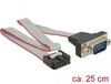 Scheda Tecnica: Delock Cable Rs-232 Serial Pin Header Female To Db9 Male - Layout 1:1