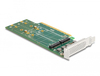 Scheda Tecnica: Delock Pci Express 4.0 X16 Card To 4 X Internal NVMe M.2 - Key M 110 Mm - Bifurcation - Low Profile Form Factor