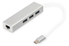 Scheda Tecnica: DIGITUS 3 Port USB 3.0 Type-C Hub Gigabit Ethernet RJ45 - Win/Mac Os