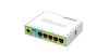 Scheda Tecnica: MikroTik Routerboard Hex PoE Lite With 650MHz Cpu,USB, 64mb - 64mb Ram, 5xLAN (four + PoE Out), Os Lev.4