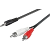 Scheda Tecnica: Manhattan Cavo Stereo - Jack 3, 5 Mm 2 X Rca male 10,0 Mt