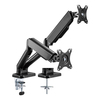 Scheda Tecnica: Techly Supporto Da Scrivania Doppio Monitor 17-32'' Con - Molla Gas Nero