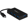 Scheda Tecnica: StarTech Hub USB 3.0 4 porte - Perno e Concentratore - USB-C 4x USB - ADAttatore di Alimentazione incluso