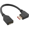 Scheda Tecnica: InLine DP 1.4 ADApter cable M/F, 8K4K, angled righ - 0,15m