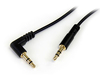 Scheda Tecnica: StarTech Cavo aUdio Stereo 3,5mm slim ngolato destra da - 1,8m - M/M