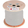 Scheda Tecnica: Techly Bobina S/FTP Cavo Cat.6a Rame 305m Rigido Grigio - 