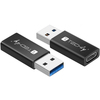 Scheda Tecnica: Techly ADAttatore Convertitore USB 3.0 USB male - USB-c female Nero
