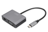 Scheda Tecnica: DIGITUS ADAttatore USB-C - mini DP VGA, 20 cm 4K/30Hz - argento, alloggiamento in alluminio