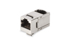 Scheda Tecnica: DIGITUS Cat.6a Modular Coupler, shielded RJ45 to RJ45, 90o - angLED