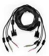 Scheda Tecnica: Vertiv CBL0119 10ft. KVM Cable Assembly - - 1-DVI-I/1-USB/2udio