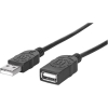 Scheda Tecnica: Manhattan Cavo Prolunga - USB 2.0 Hi-Speed 1m Nero