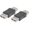 Scheda Tecnica: Manhattan ADAttatore USB 2.0 female/a female Nero - 