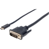 Scheda Tecnica: Manhattan Cavo ADAttatore USB-c Dvi 2m Nero - 