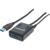 Scheda Tecnica: Manhattan HUB - USB 3.0 4 Porte Con Alimentatore 5v 3a Nero