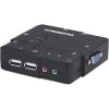 Scheda Tecnica: Manhattan Kvm Switch 2 Porte USB/Audio Nero - 