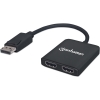 Scheda Tecnica: Manhattan Splitter Hub Dp 2 Porte HDMI Con Mst - 