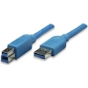 Scheda Tecnica: Techly Cavo USB 3.0 male/b male 2 Male Blu - 