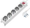 Scheda Tecnica: Techly Multipresa 5 Posti Italiana Bipasso / Schuko Con - Spina 16A Ngolata