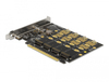 Scheda Tecnica: Delock Pci Express X16 Card To 4 X Internal NVMe M.2 Key M - - Bifurcation