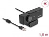 Scheda Tecnica: Delock WebCam USB UHD with microphone 4K 30 Hz 110- - viewpoint and tripod