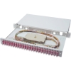 Scheda Tecnica: DIGITUS Fiber Optic Sliding Splice Box, 1U, Equipped 24x SC - duplex, incl. M 25 Screw, Splice Cassette OM4 Color PiGTail