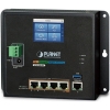 Scheda Tecnica: PLANET Ip30 Industrial Wall-mount Gigabit Router With - 4-port 802.3a T PoE+ And LCD Touch Screen(120W PoE Budget