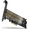 Scheda Tecnica: Axagon PCEM2-D PCIe-3.0dapter, 1x M.2-nvme, 1x M.2-SATA - Bis 22110 Passive