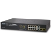 Scheda Tecnica: PLANET 8-port 10/100tx 802.3at PoE + 2-port Gigabit Tp/sfp - Combo Managed Ethernet Switch (120W,ipv4/ipv6 Management
