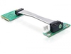 Scheda Tecnica: Delock Riser Card Mini Pci Express > Pci Express X1 Left - Insertion