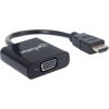 Scheda Tecnica: Manhattan Cavo Convertitore HDMI VGA Con MicroUSB 30cm - Nero