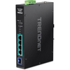 Scheda Tecnica: TRENDnet 5-port Industrial Gigabit PoE+ Din-rail Switch - 