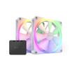 Scheda Tecnica: NZXT F140 RGB TWIN 12V DC, 0.3A, 3.6W, 4-pin PWM, 140 x 140 - x 26 mm