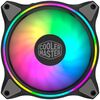 Scheda Tecnica: CoolerMaster Masterfan Mf120 Halo 3in1, 3 Ventole - mm, 650-1800 RPM, 47.2 CFM, 1.6 mmH2O, 6-30 dBA, ARGB